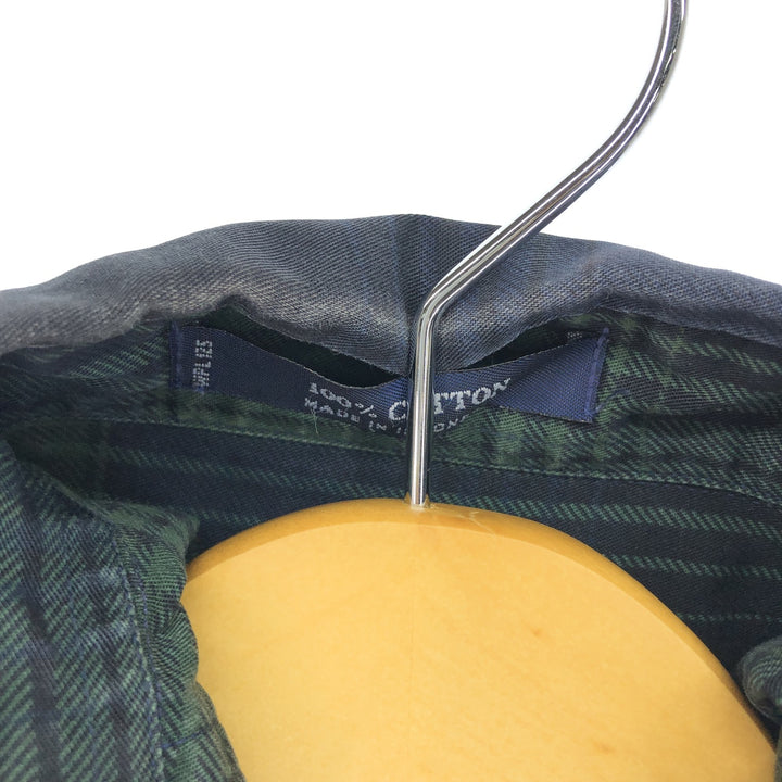 Ralph Lauren CHAPS Long Sleeve Button-Down Check Shirt Men's Size L / eaa473234