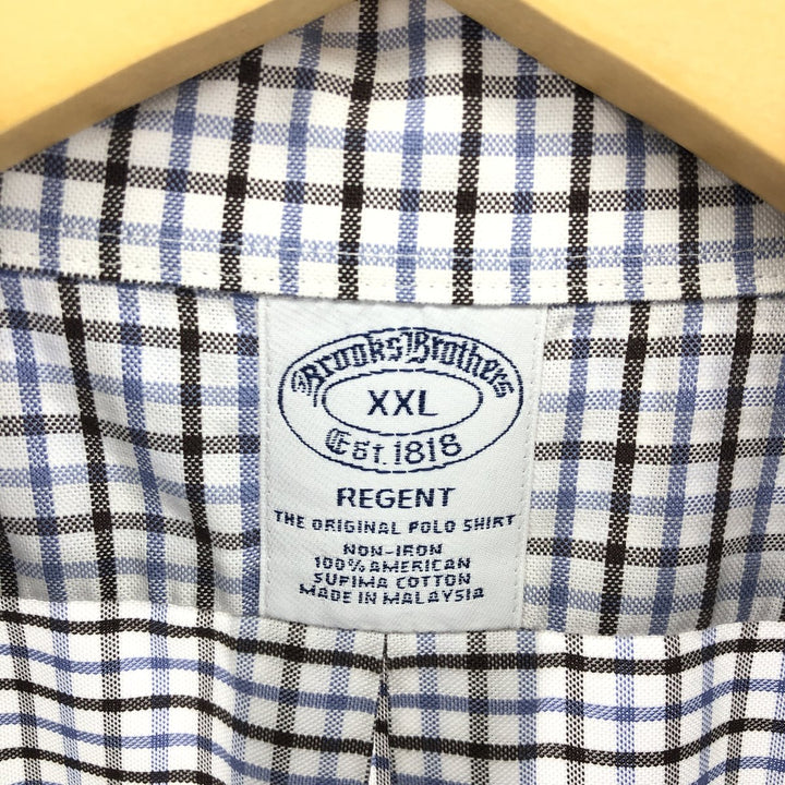 Brooks Brothers Est.1818 Long Sleeve Button-Down Check Shirt Men's XXL / eaa473269