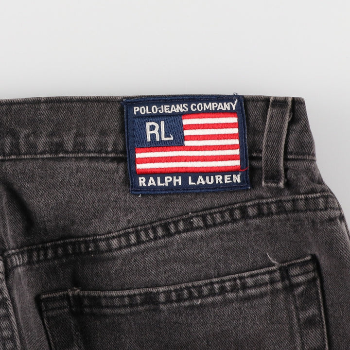 Ralph Lauren POLO JEANS COMPANY Black denim straight denim pants for men, W34 equivalent / eaa473338