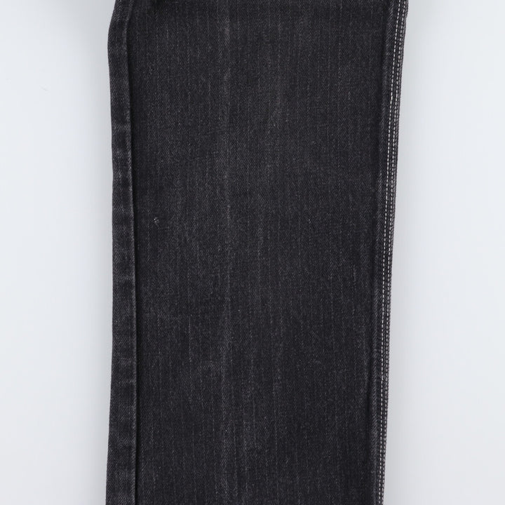 80s-90'S Wrangler Black Denim Straight Denim Pants Made in USA Men's W33 Vintage /eaa473341