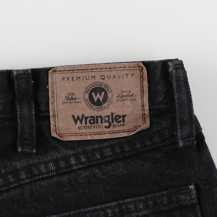 Wrangler RELAXED GIT Black Denim Straight Denim Pants Men's W35 equivalent / eaa473347