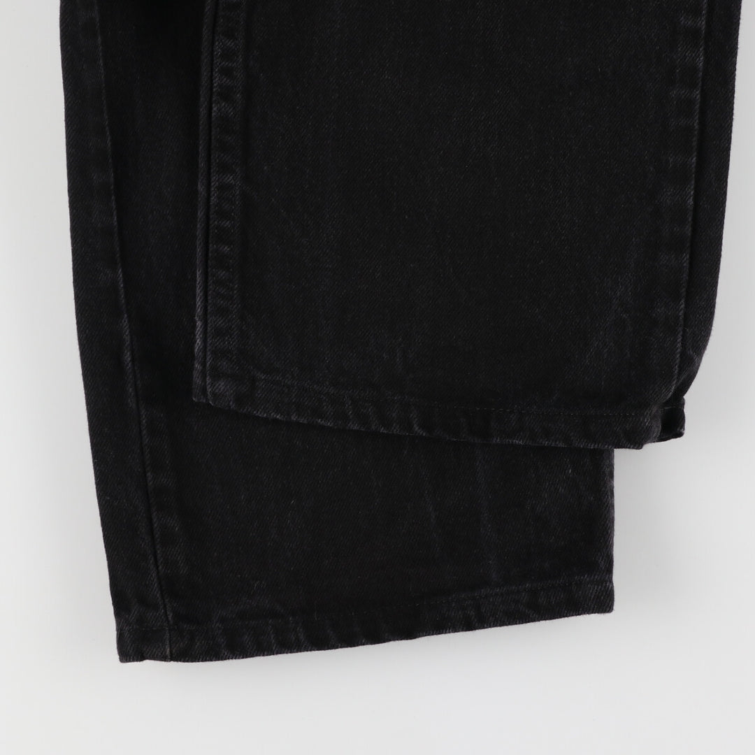 Wrangler RELAXED GIT Black Denim Straight Denim Pants Men's W35 equivalent / eaa473347