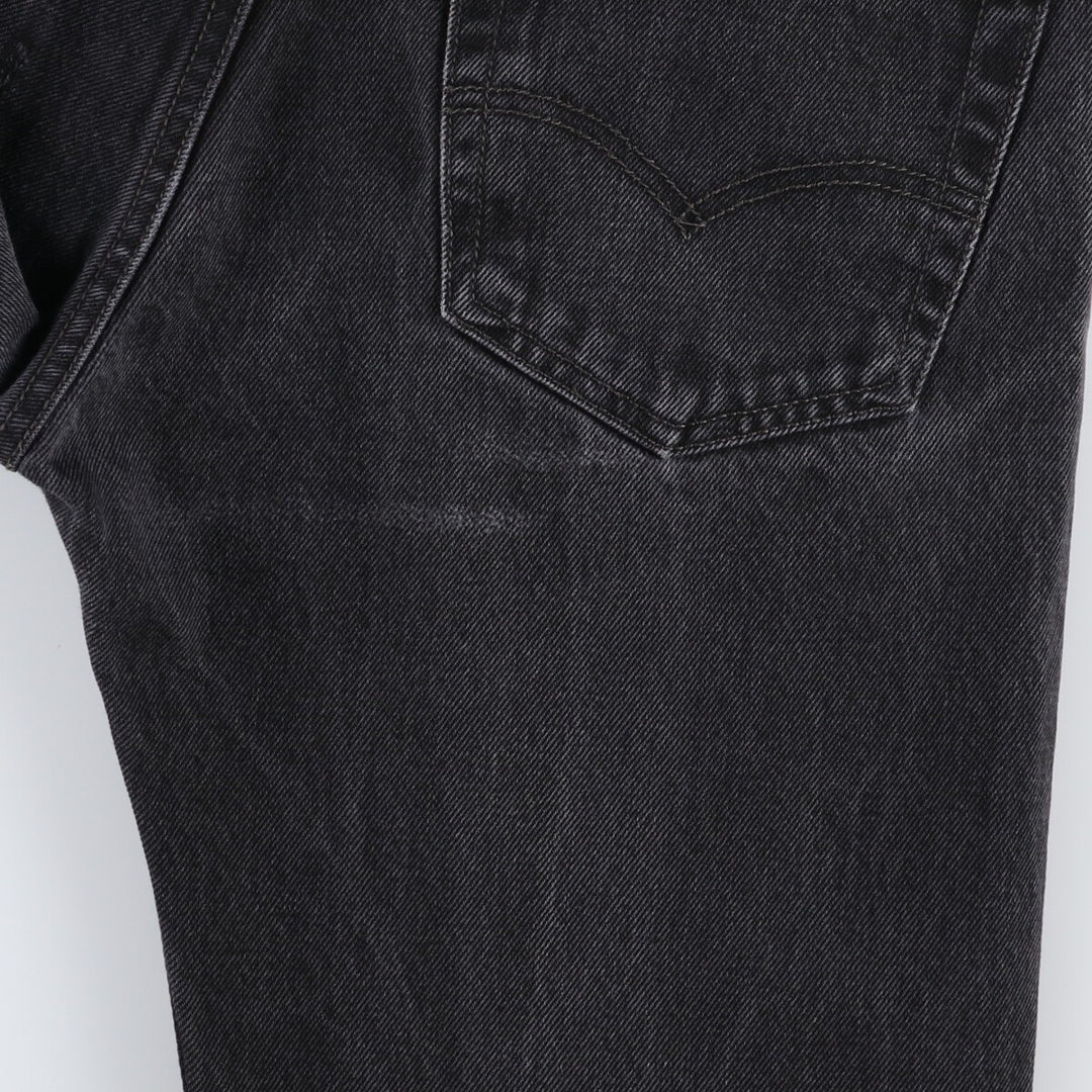 Levi's 501 Black Denim Straight Denim Pants Men's W32 equivalent / eaa473361