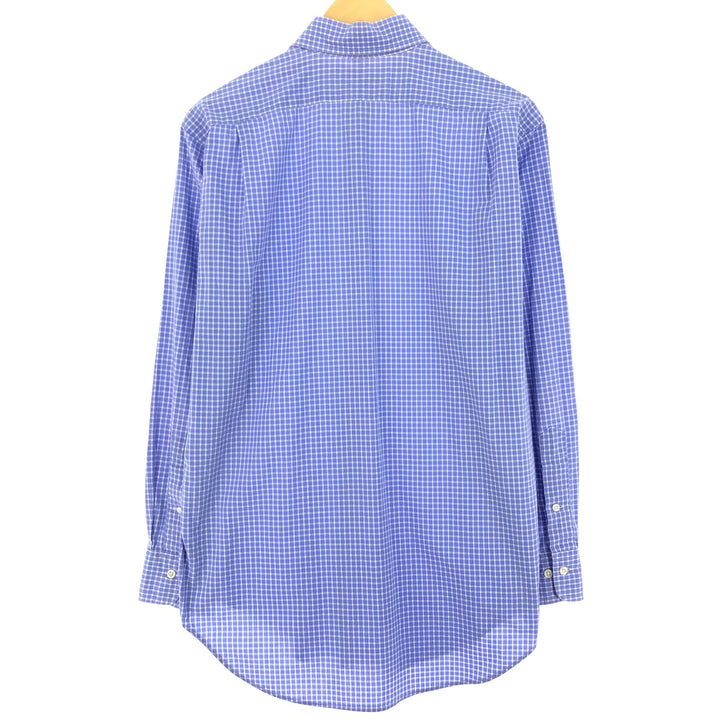 Ralph Lauren POLO by Ralph Lauren REGEND CLASSIC FIT long sleeve cotton check shirt, men's size M / eaa473375