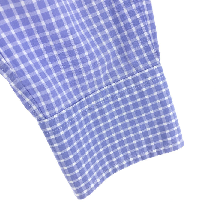 Ralph Lauren POLO by Ralph Lauren REGEND CLASSIC FIT long sleeve cotton check shirt, men's size M / eaa473375