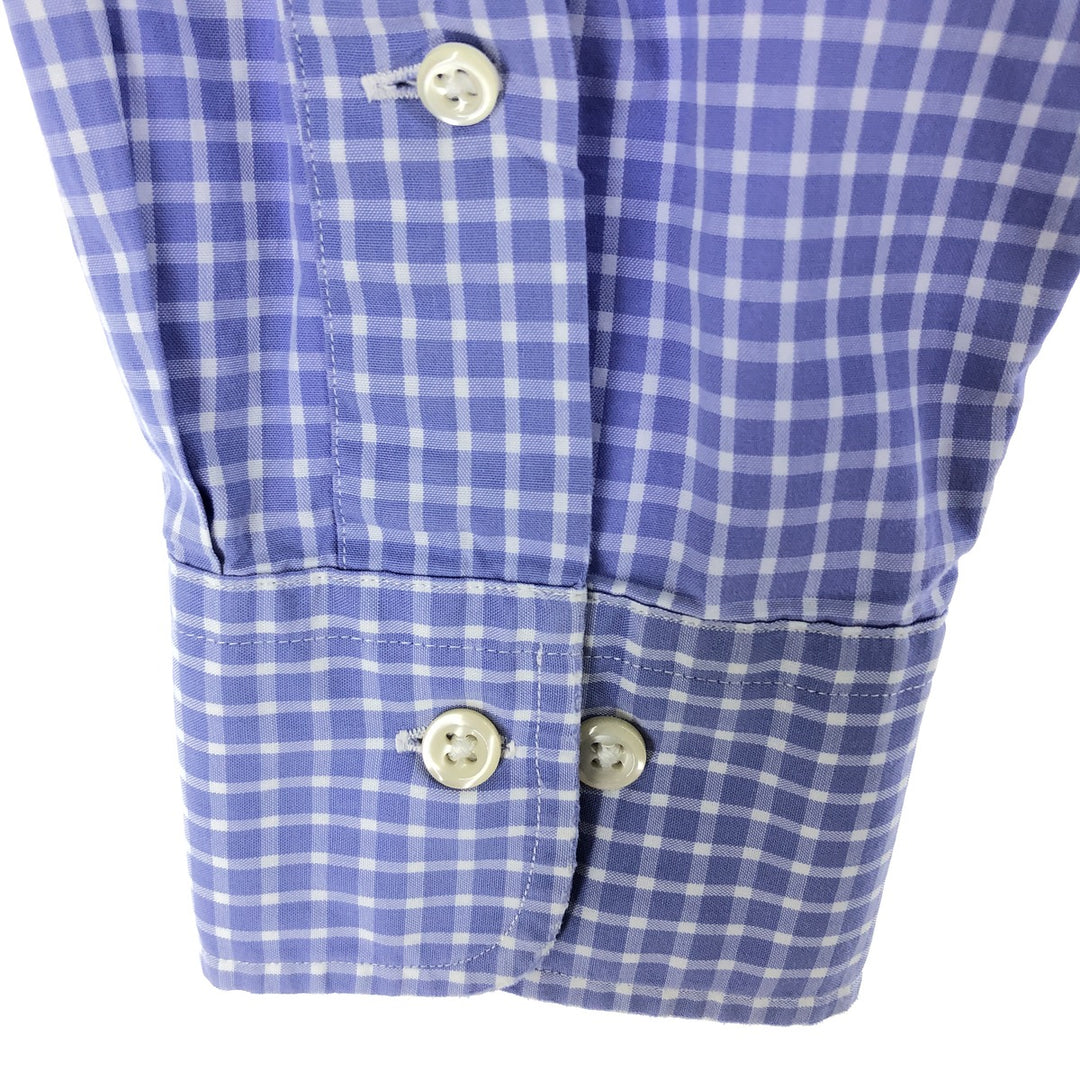 Ralph Lauren POLO by Ralph Lauren REGEND CLASSIC FIT long sleeve cotton check shirt, men's size M / eaa473375