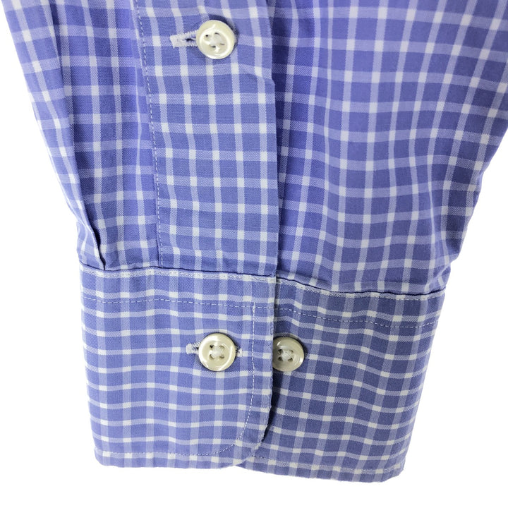 Ralph Lauren POLO by Ralph Lauren REGEND CLASSIC FIT long sleeve cotton check shirt, men's size M / eaa473375