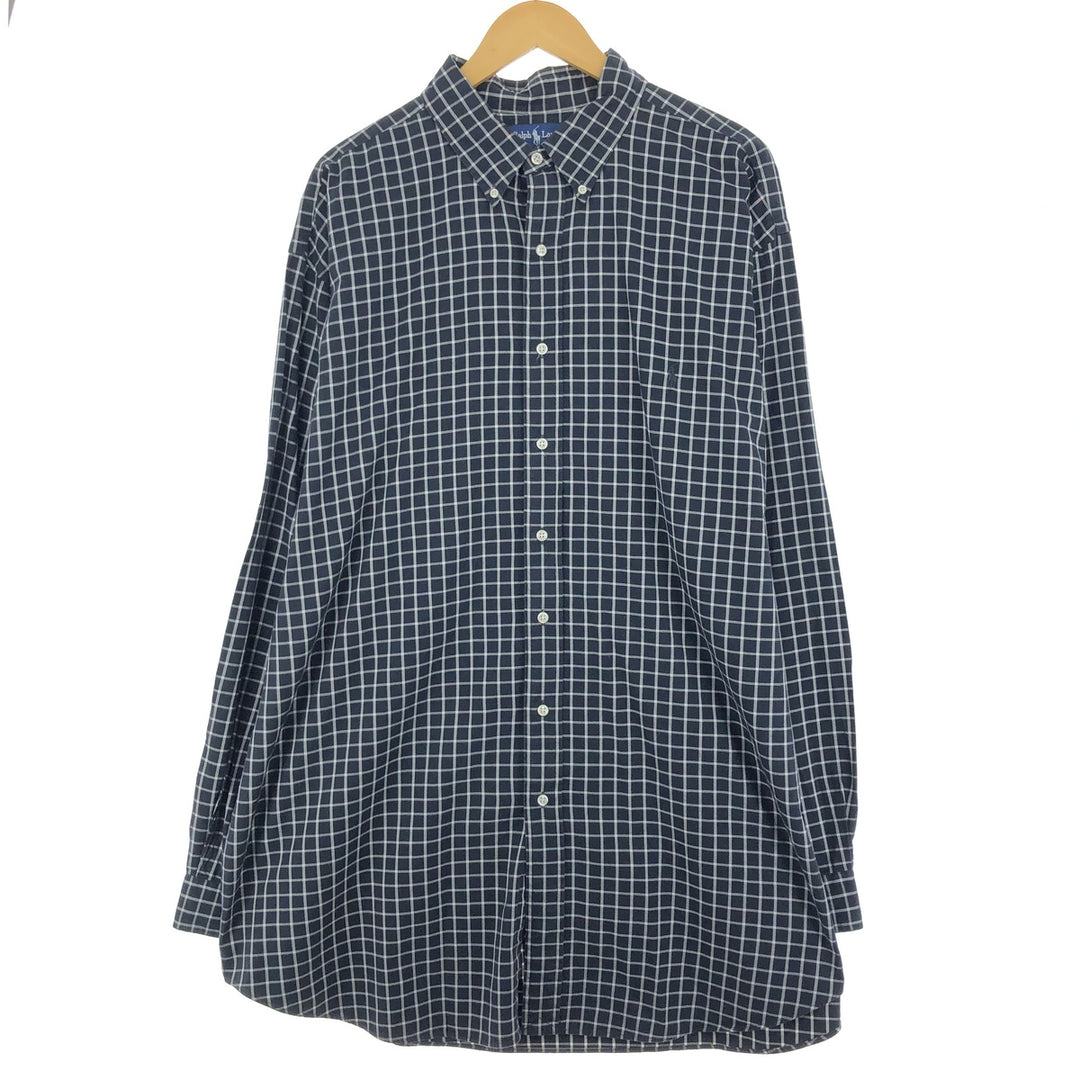 Ralph Lauren long sleeve button down check shirt men's XXL equivalent / eaa473391