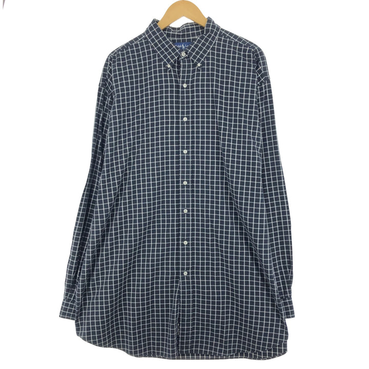 Ralph Lauren long sleeve button down check shirt men's XXL equivalent / eaa473391