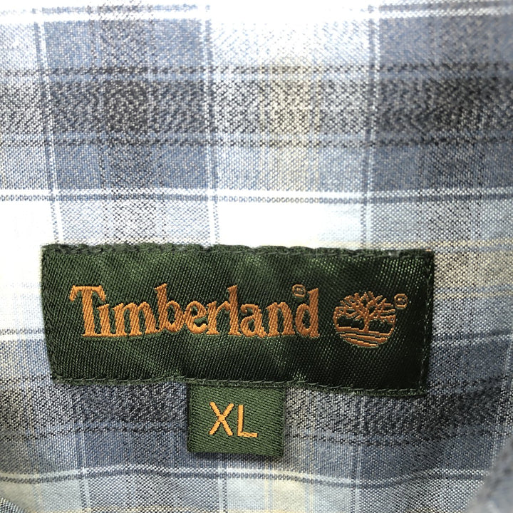 90'S Timberland long sleeve button down check shirt, men's XL size, vintage /eaa473400