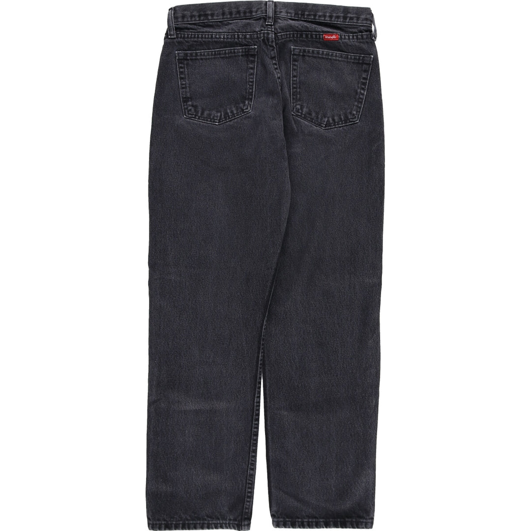 Wrangler Black Denim Straight Denim Pants Men's W31 equivalent / eaa473410