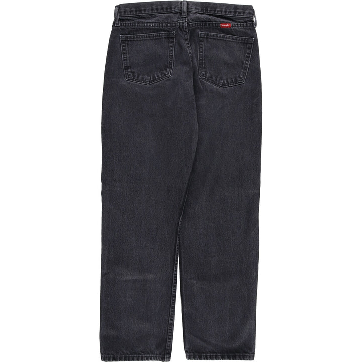 Wrangler Black Denim Straight Denim Pants Men's W31 equivalent / eaa473410