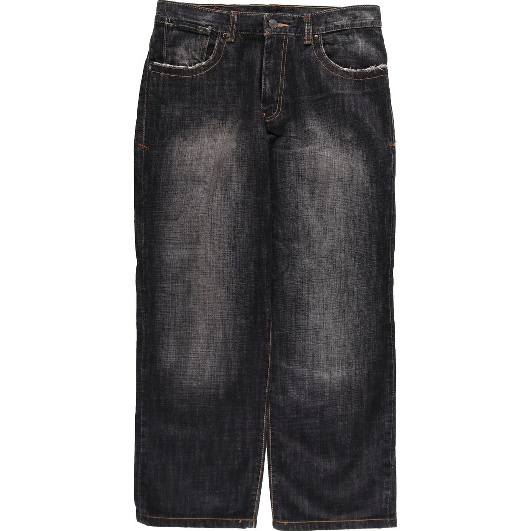 Calvin Klein JEANS Black denim straight denim pants for men, equivalent to W33 / eaa473413