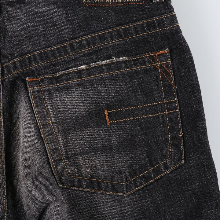 Calvin Klein JEANS Black denim straight denim pants for men, equivalent to W33 / eaa473413