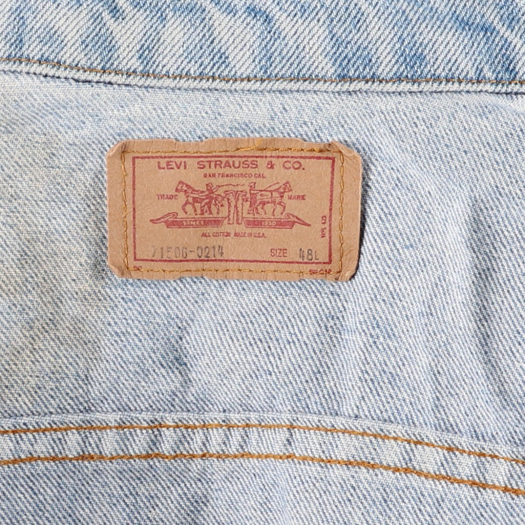 90'S Levi's 71506-0214 denim jacket, denim jacket, made in USA, men's size L, vintage /eaa473539