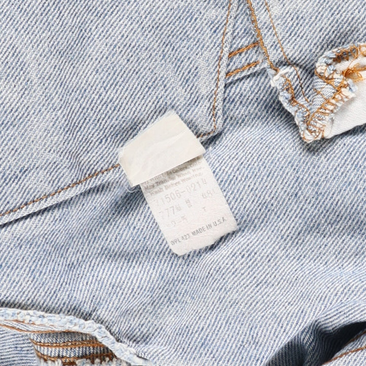 90'S Levi's 71506-0214 denim jacket, denim jacket, made in USA, men's size L, vintage /eaa473539