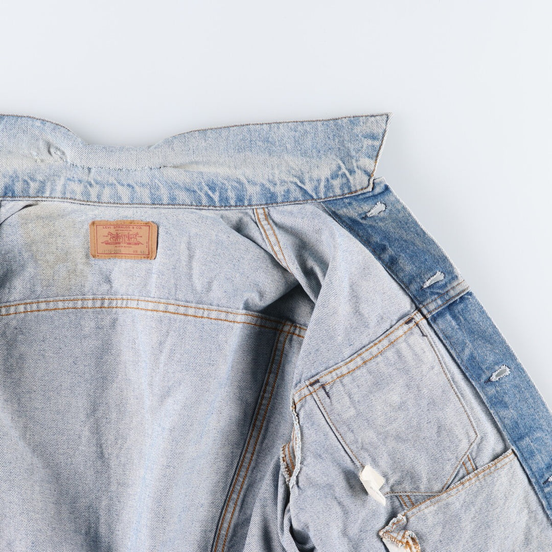 90'S Levi's 71506-0214 denim jacket, denim jacket, made in USA, men's size L, vintage /eaa473539