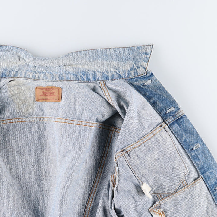 90'S Levi's 71506-0214 denim jacket, denim jacket, made in USA, men's size L, vintage /eaa473539