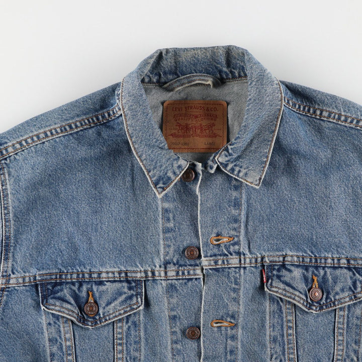 90'S Levi's 70507-0219 denim jacket, denim jacket, made in USA, men's size L, vintage /eaa473542