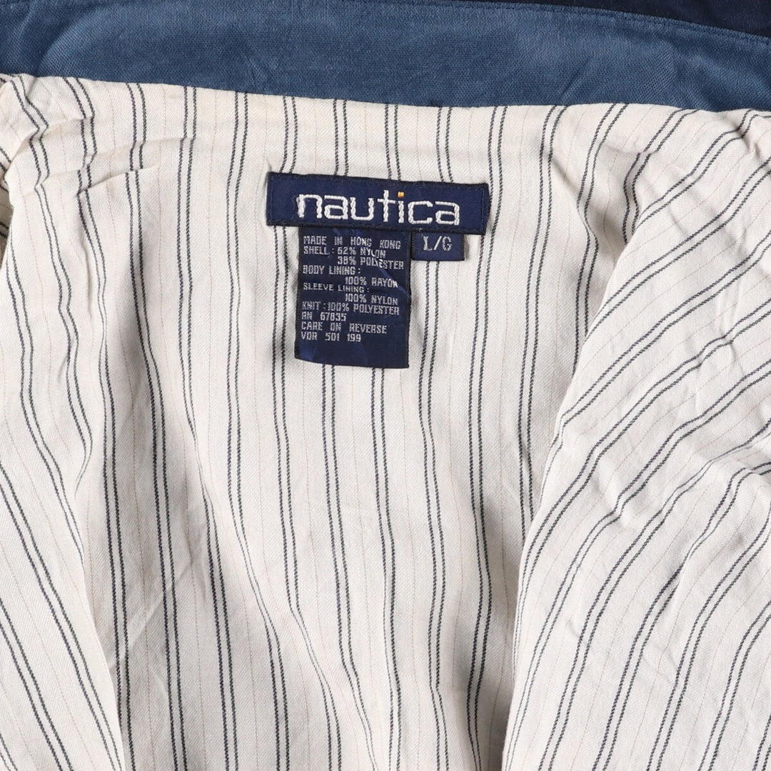 90'S NAUTICA zip-up jacket, men's size L, vintage / eaa473623