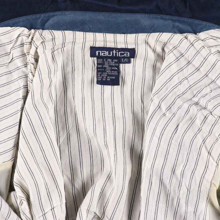 90'S NAUTICA zip-up jacket, men's size L, vintage / eaa473623