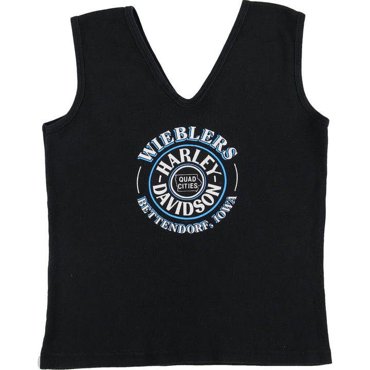 90'S Harley-Davidson V-neck tank top made in the USA, women's size L, vintage / eaa473705