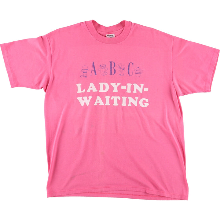 80's STEDMAN Super 50 message printed T-shirt made in USA, men's XL size, vintage /eaa473728