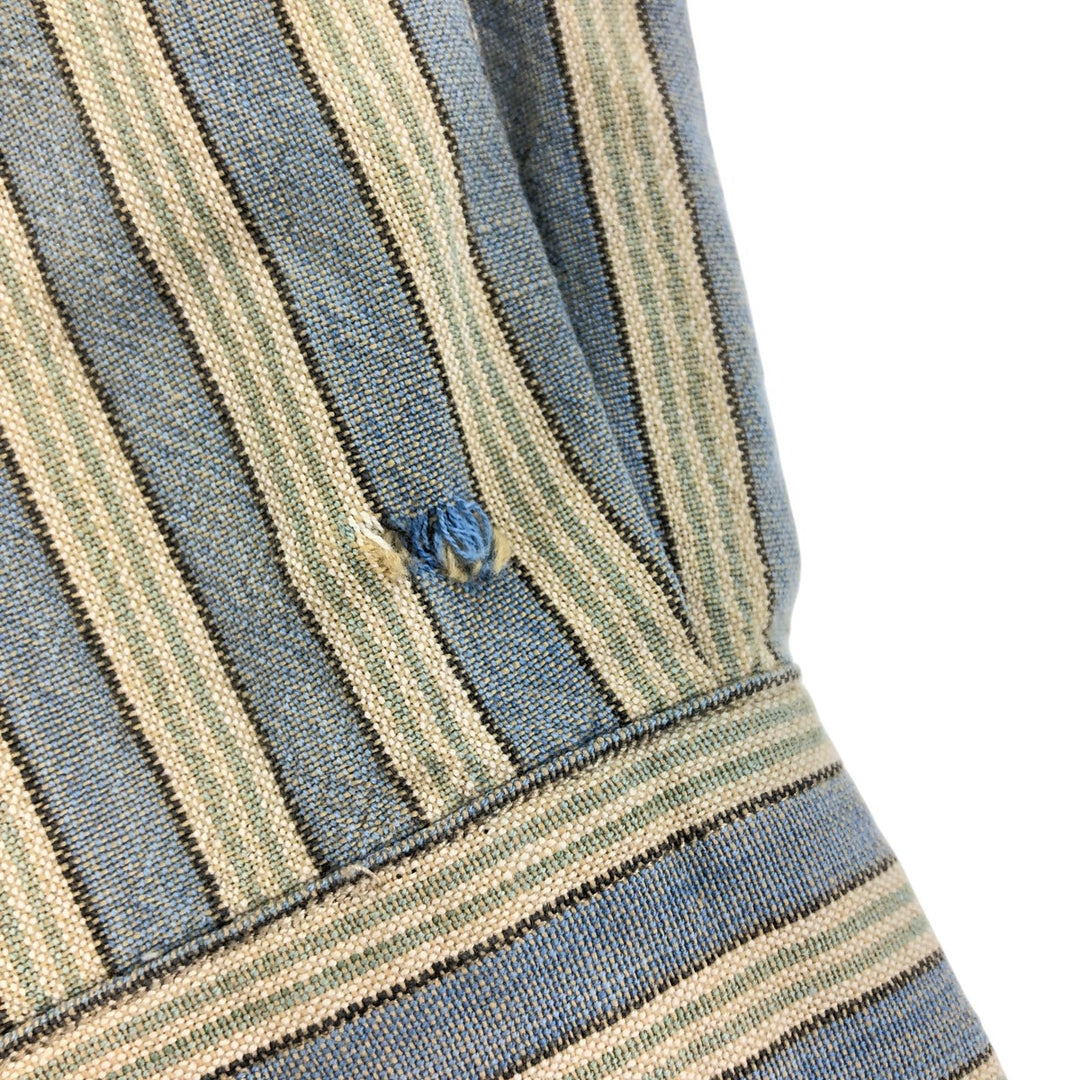 Ralph Lauren POLO by Ralph Lauren long sleeve cotton striped shirt, men's size M cotton yellow type Vintage Second Hand