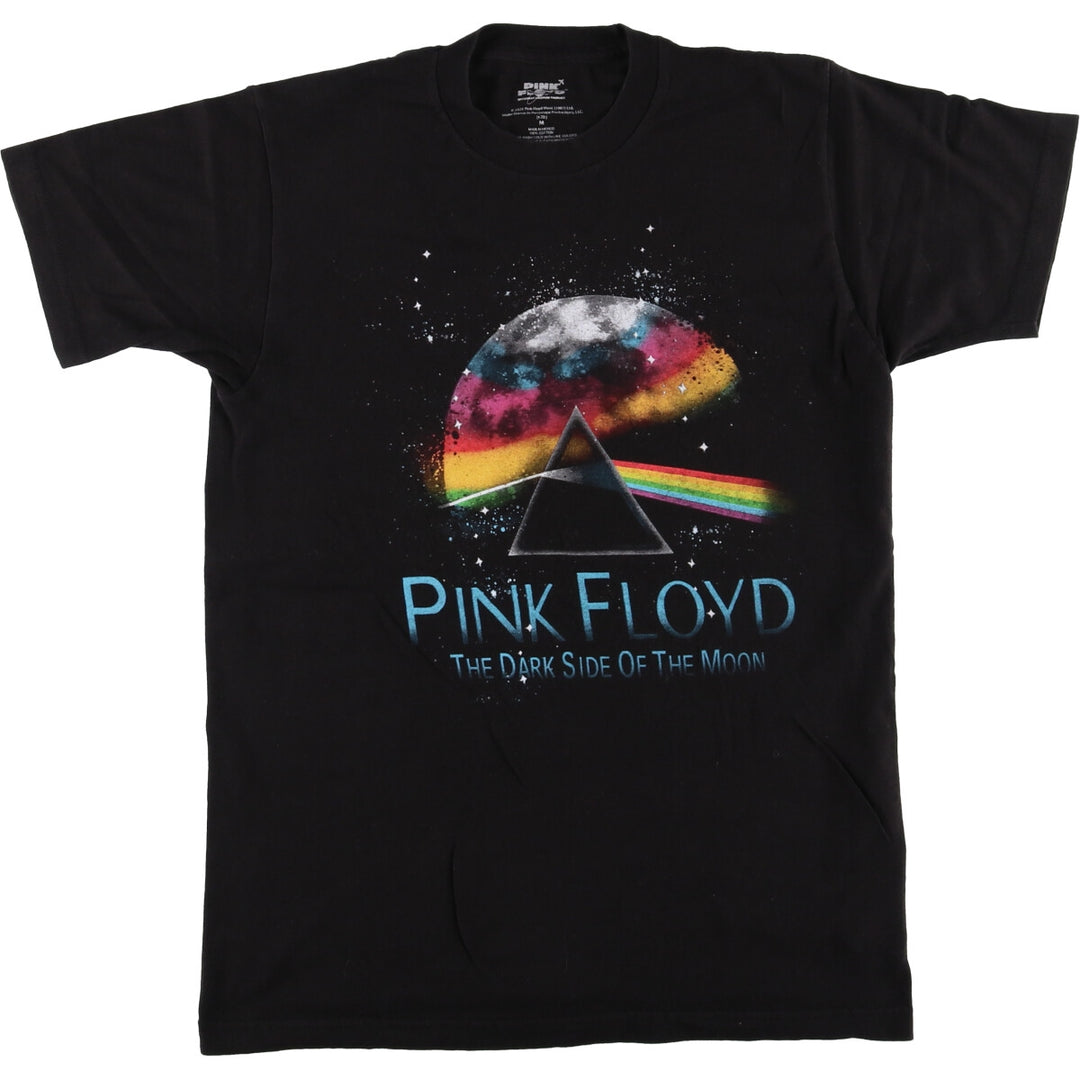 PINK FLOYD Pink Floyd Band T-shirt Band T Men's M size cotton black type Vintage Second Hand