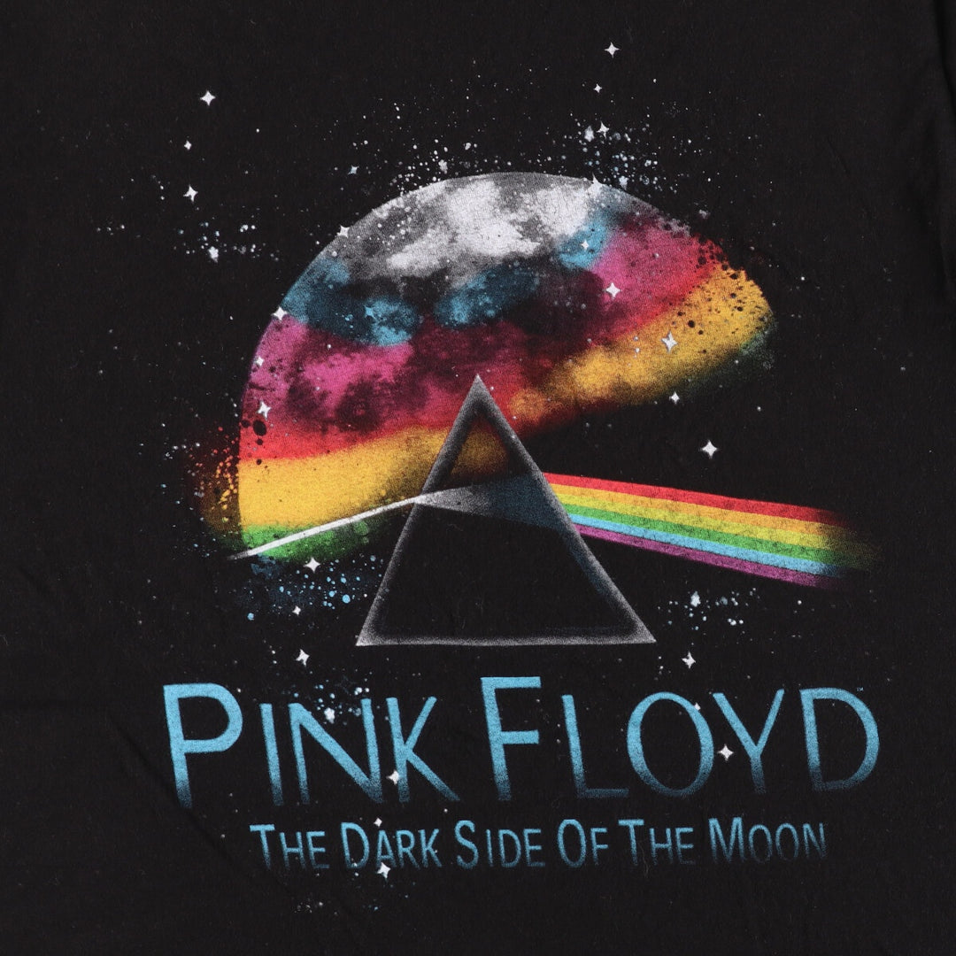 PINK FLOYD Pink Floyd Band T-shirt Band T Men's M size cotton black type Vintage Second Hand