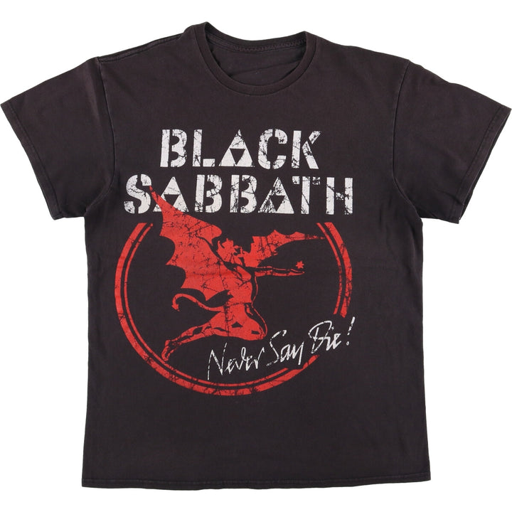 BLACK SABBATH Black Sabbath band T-shirt, band T, men's size M unclear black type Vintage Second Hand