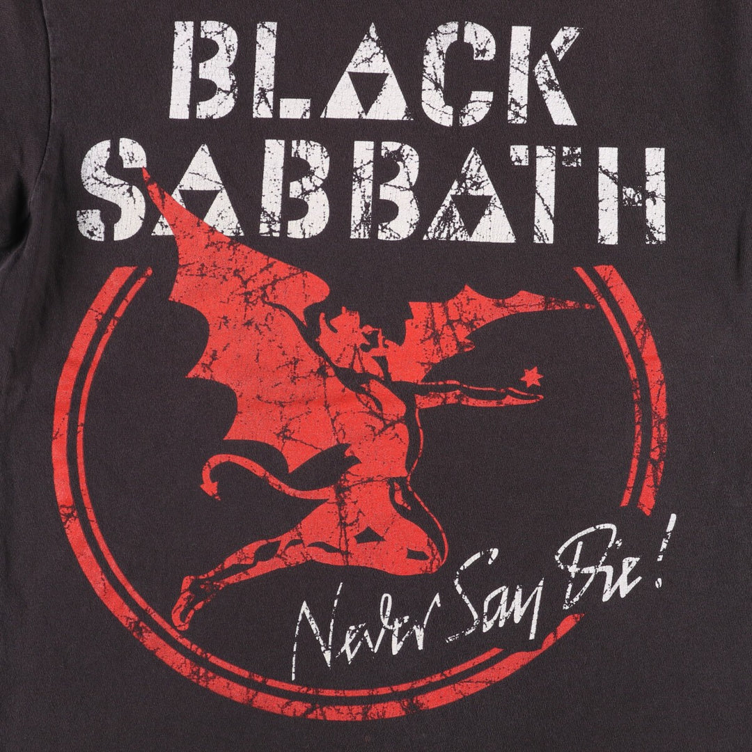 BLACK SABBATH Black Sabbath band T-shirt, band T, men's size M unclear black type Vintage Second Hand