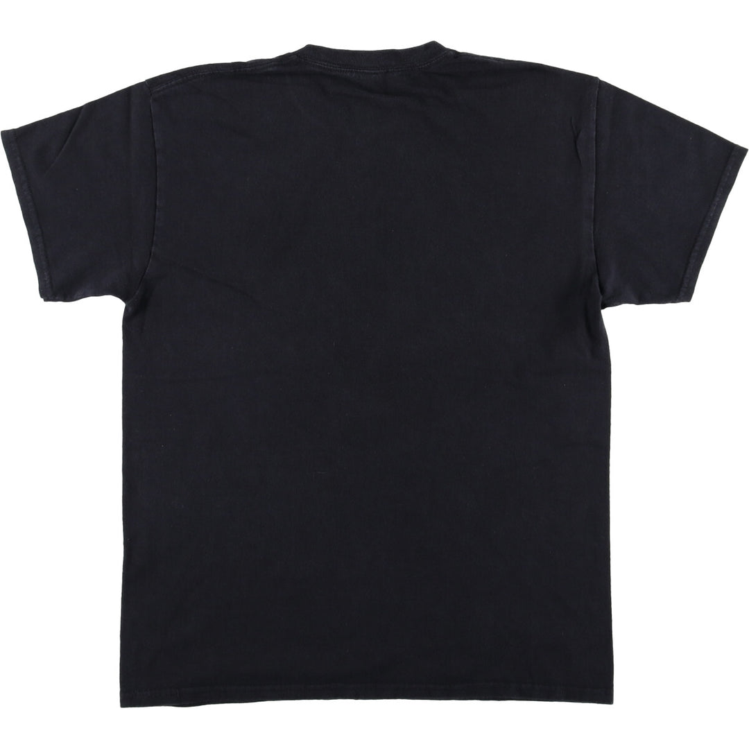 POLO G Pologie Wrap T-shirt Wrap T Men's M size cotton black type Vintage Second Hand