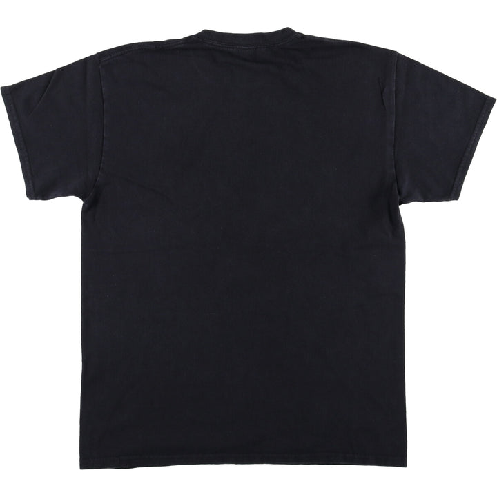 POLO G Pologie Wrap T-shirt Wrap T Men's M size cotton black type Vintage Second Hand