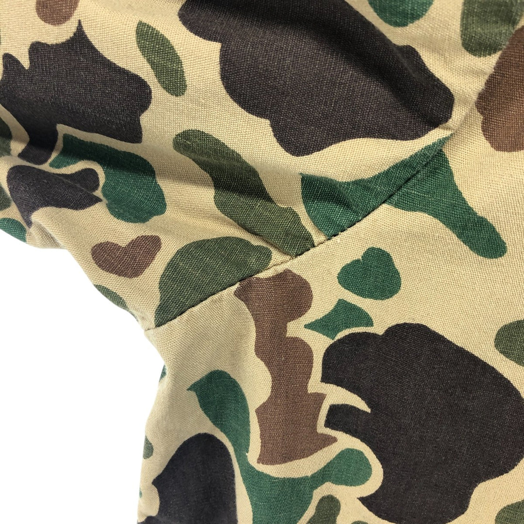 Vintage 70'S BLACK SHEEP Camouflage Pattern Duck Hunter Camo Hunting Shirt Jacket Men's XL unknown Khaki type Vintage Second Hand