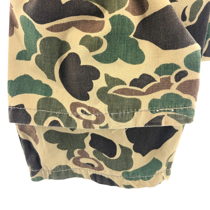 Vintage 70'S BLACK SHEEP Camouflage Pattern Duck Hunter Camo Hunting Shirt Jacket Men's XL unknown Khaki type Vintage Second Hand