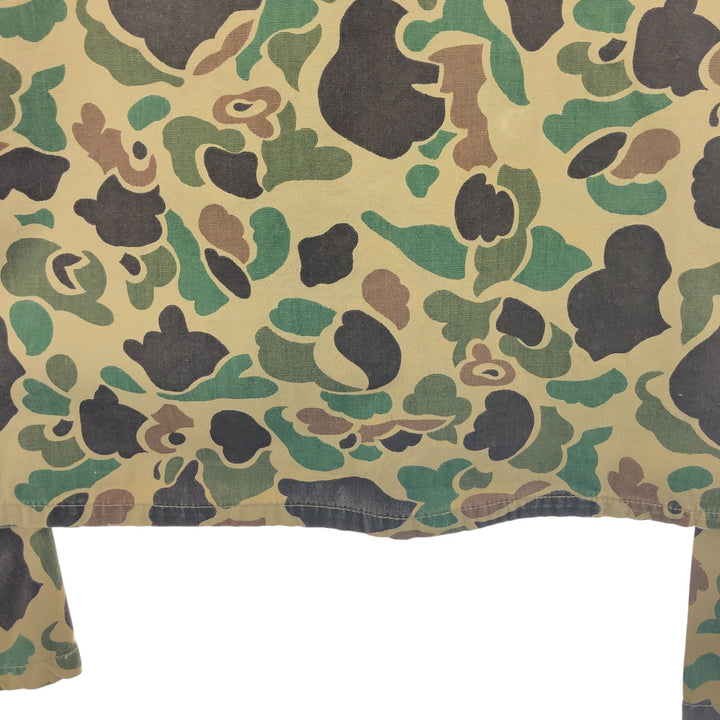 Vintage 70'S BLACK SHEEP Camouflage Pattern Duck Hunter Camo Hunting Shirt Jacket Men's XL unknown Khaki type Vintage Second Hand