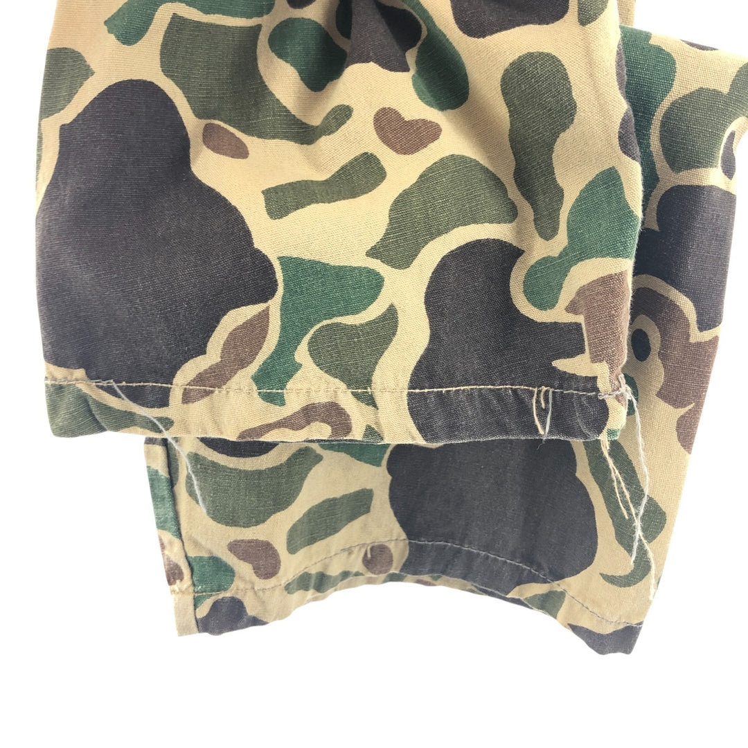 Vintage 70'S BLACK SHEEP Camouflage Pattern Duck Hunter Camo Hunting Shirt Jacket Men's XL unknown Khaki type Vintage Second Hand