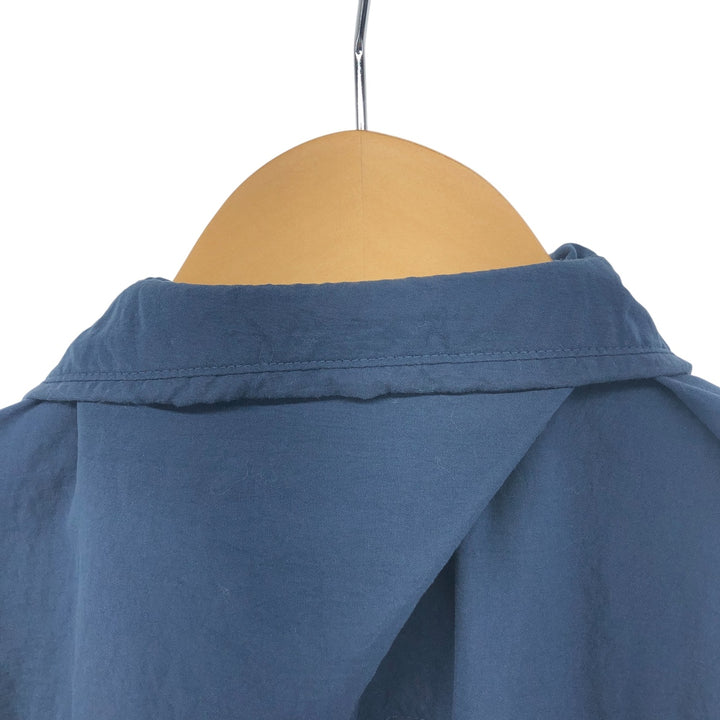 90s-00'S Columbia Long Sleeve Fishing Shirt Roll-Up Shirt Men's L Size Vintage Nylon navy blue type Vintage Second Hand