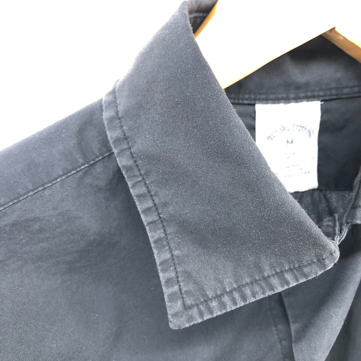 Brooks Brothers 346 SLIM FIT long sleeve cotton shirt, men's size M cotton black type Vintage Second Hand