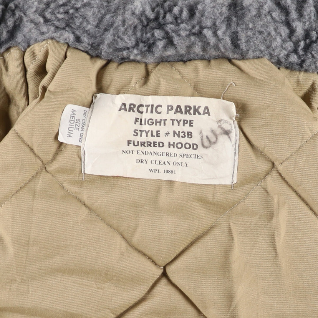 80'S civilian ARCTIC PARKA N-3B type military flight jacket men's M equivalent vintage /eaa473807