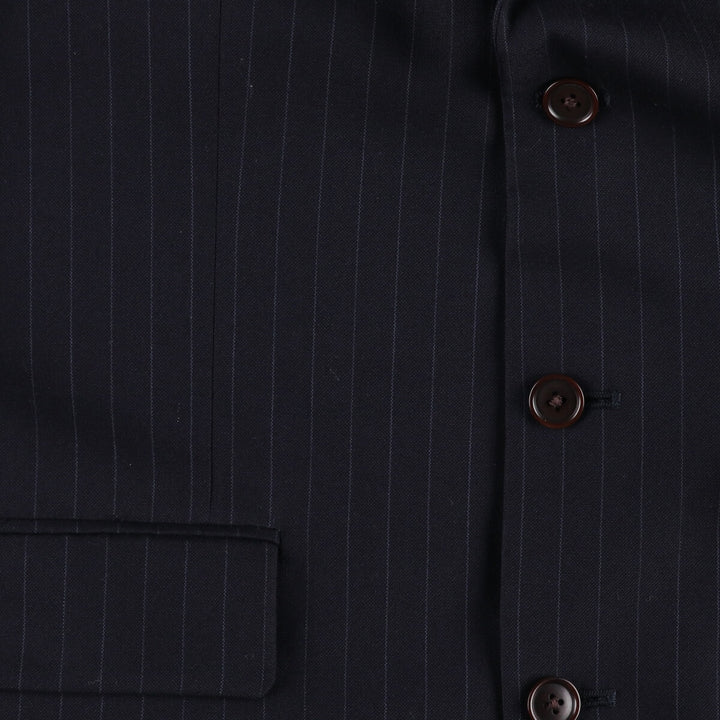 90'S NAUTICA Stripe Pattern Wool Tailored Jacket Men's Size L Vintage / eaa473850