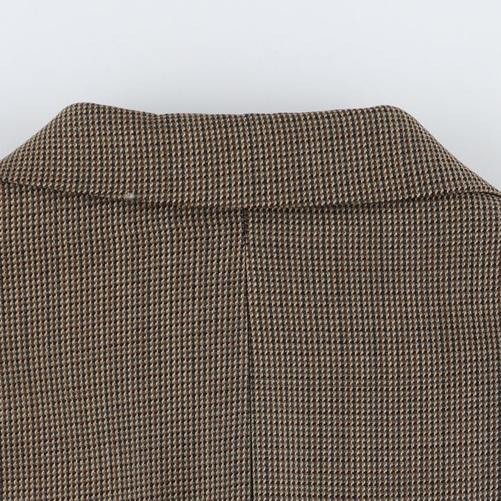 Ralph Lauren LAUREN Check Pattern Wool Tailored Jacket Made in Canada Men's L size / eaa473851