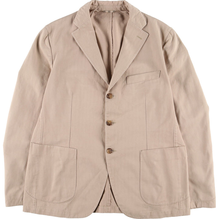 Burberry's LONDON Herringbone Cotton Tailored Jacket Made in Italy Men's L size / eaa473853