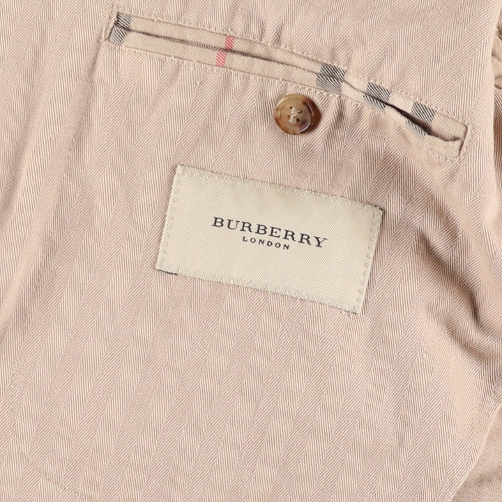 Burberry's LONDON Herringbone Cotton Tailored Jacket Made in Italy Men's L size / eaa473853