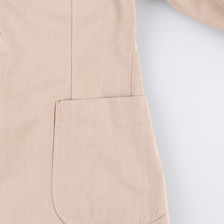 Burberry's LONDON Herringbone Cotton Tailored Jacket Made in Italy Men's L size / eaa473853