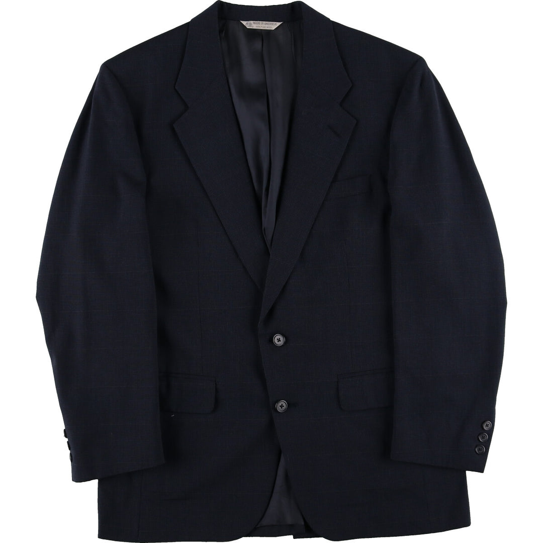 Burberry's Check Pattern Wool Tailored Jacket Made in USA Men's M size / eaa473857