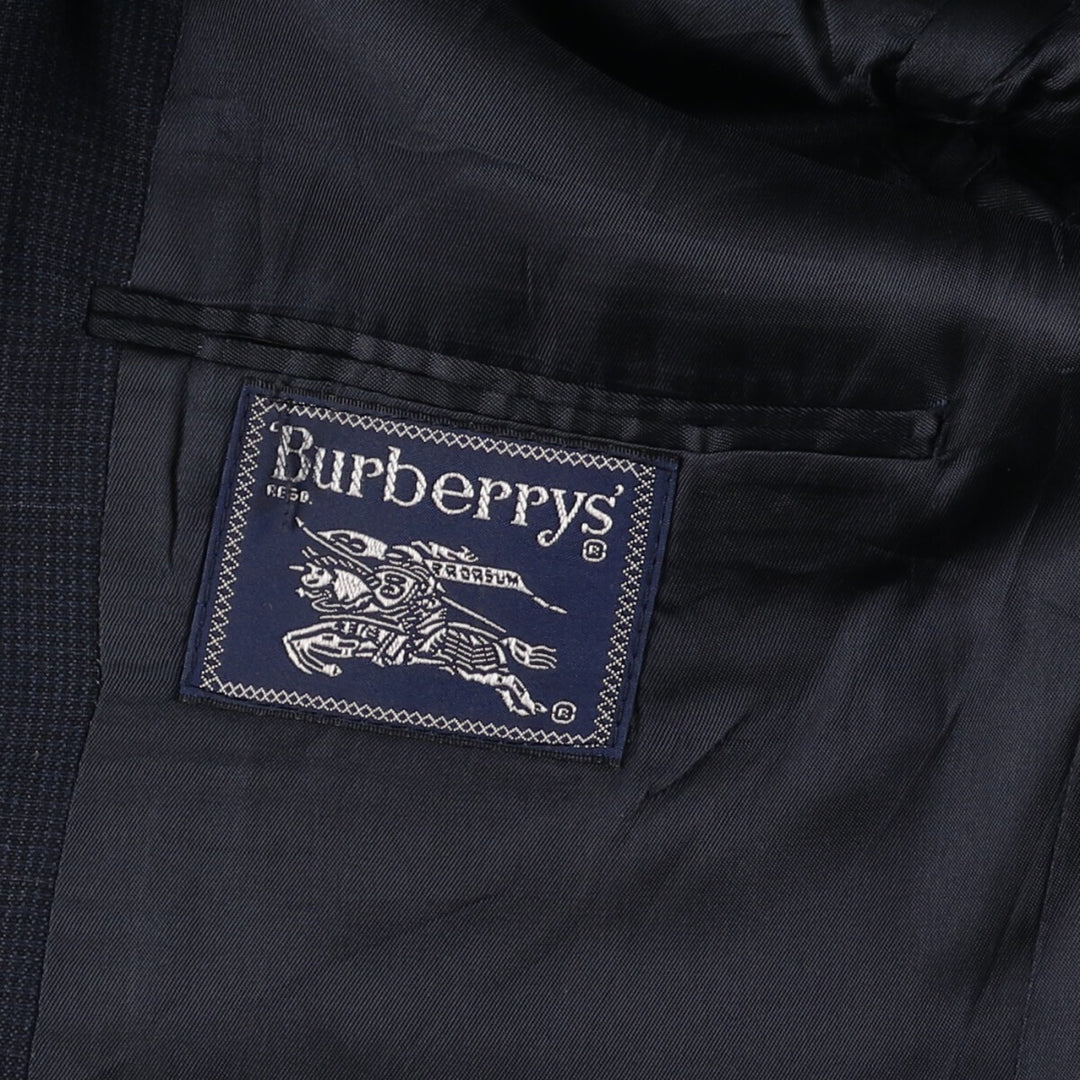 Burberry's Check Pattern Wool Tailored Jacket Made in USA Men's M size / eaa473857