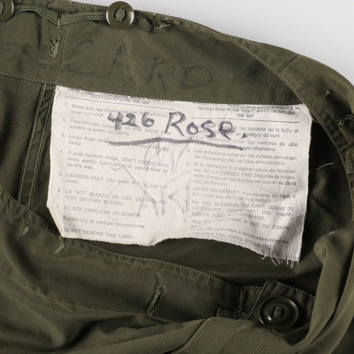 80'S Canadian Military Genuine Military Cargo Pants Combat Pants Small Men's W34 Vintage /eaa473872