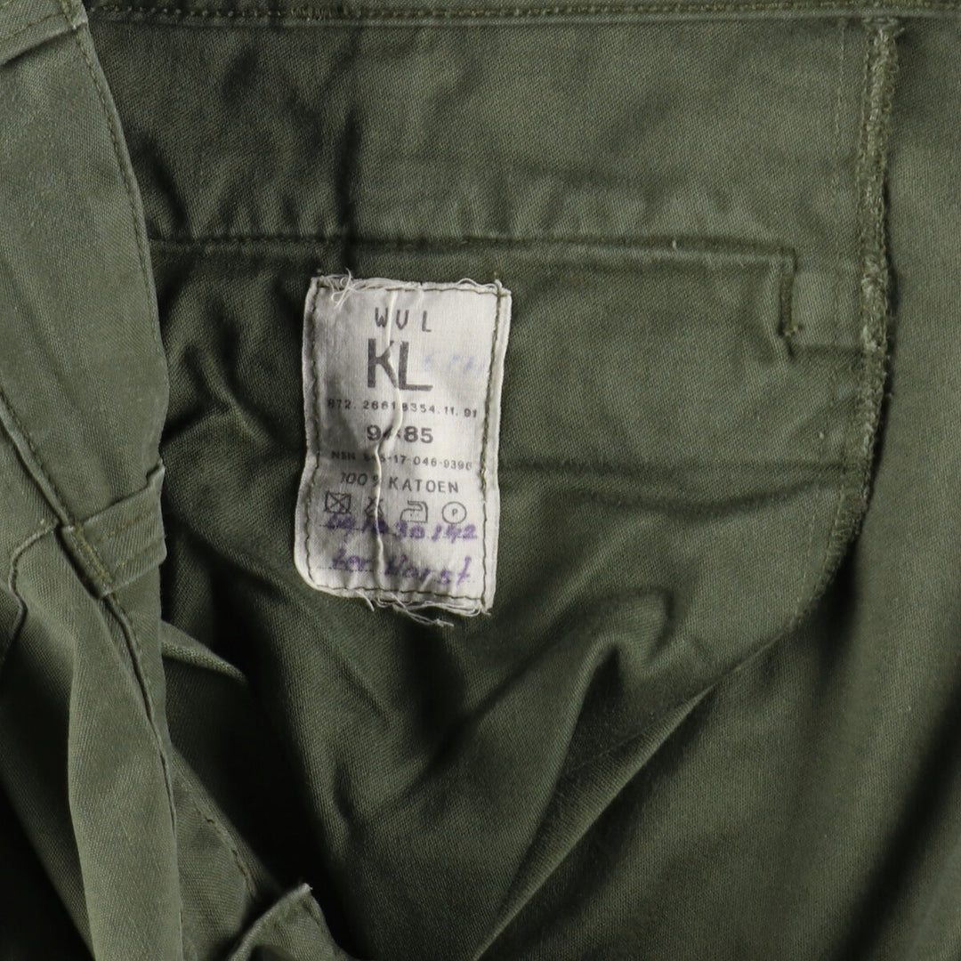 Dutch Army Genuine KL Dutch Army Military Cargo Pants Combat Pants 94x85 Men's W36 equivalent /eaa473890